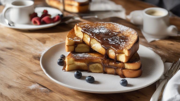 Nutella Stuffed French Toast