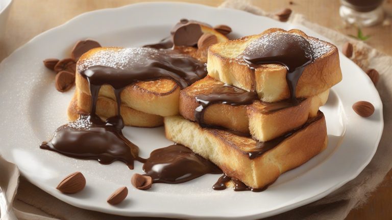 Nutella Stuffed French Toast