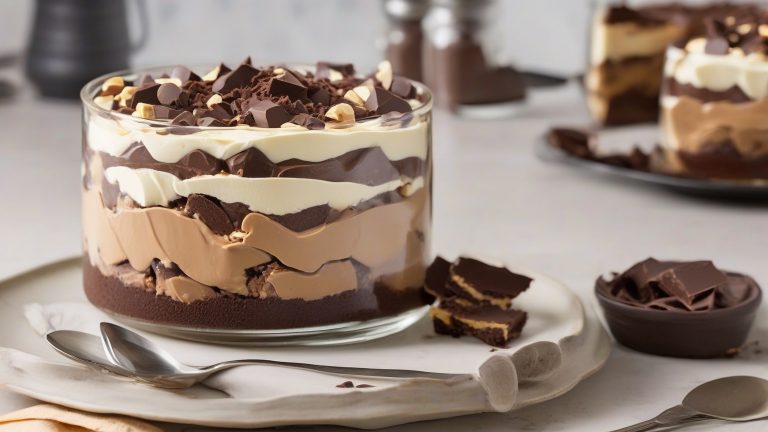 Easy Chocolate Peanut Butter Trifle Dessert